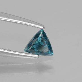 9,17 ctw natürlicher grünlich-blau Diamant, Trillion, SI
