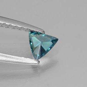 0,15 ctw natürlicher grüner Diamant, Trillion, SI