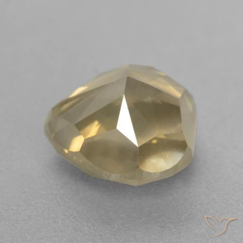 9,17 ctw natürlicher Cognac Diamant, Birnenform, SI