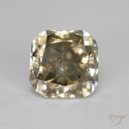 1.86ct Natürlicher Cognac Diamant, Kissen, SI