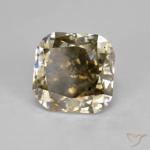 9,17 ctw natürlicher Cognac Diamant, Kissen, SI