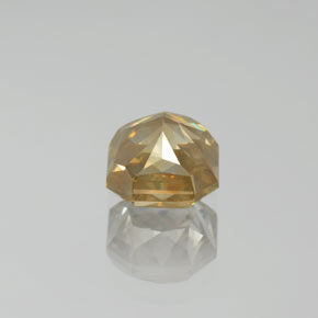2,74 ctw natürlicher Gold Diamant, Smaragdschliff, SI