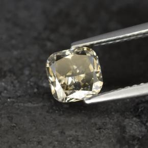 1,21 ctw natürlicher Gold Diamant, Kissenschliff, SI