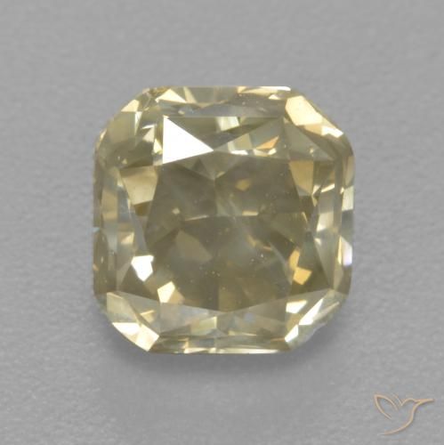 1.81ct Natürlicher champagnerfarbend Diamant, Smaragdschliff, SI