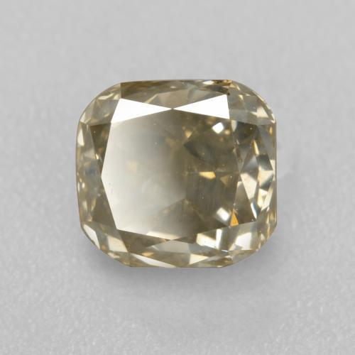 1,21 ctw natürlicher brauner Diamant, Smaragdschliff, SI