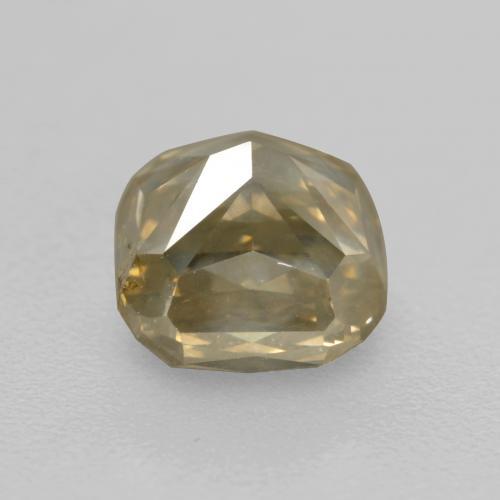 1,21 ctw natürlicher brauner Diamant, Smaragdschliff, SI