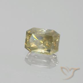 9,17 ctw natürlicher champagnerfarbend Diamant, Oktagonschliff, SI