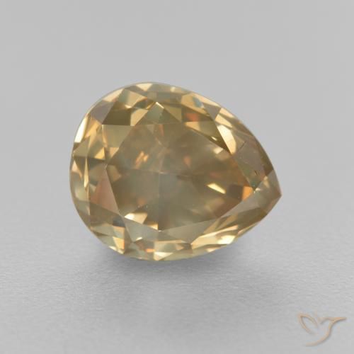 1.98ct Natürlicher Cognac Diamant, Birnenform, SI