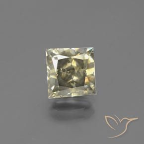 2.09ct Natürlicher Cognac Diamant, Quadrat, SI