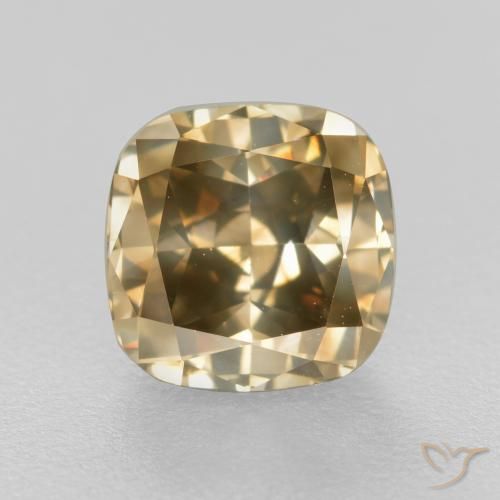 9,17 ctw natürlicher Cognac Diamant, Kissen, SI