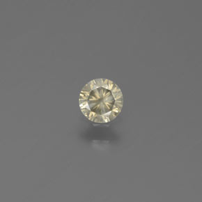 0,14 ctw natürlicher gelber Diamant, Rundschliff, SI