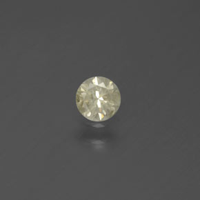0,18 ctw natürlicher Gold Diamant, Rundschliff, SI