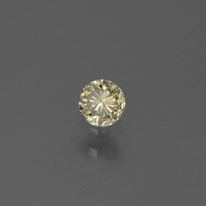 0,16 ctw natürlicher Gold Diamant, Rundschliff, SI