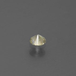 0,13 ctw natürlicher Gold Diamant, Rundschliff, SI