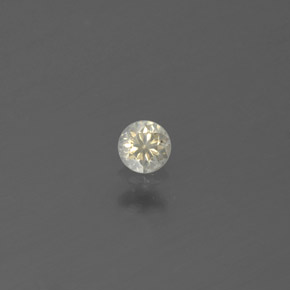 0,08 ctw natürlicher gelber Diamant, Rundschliff, SI