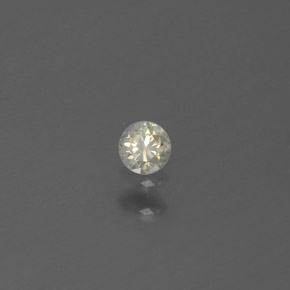 0,08 ctw natürlicher gelber Diamant, Rundschliff, SI