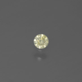 0,07 ctw natürlicher gelber Diamant, Rundschliff, SI