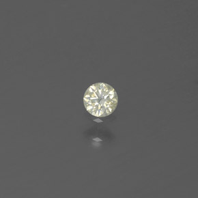 0,06 ctw natürlicher gelber Diamant, Rundschliff, SI