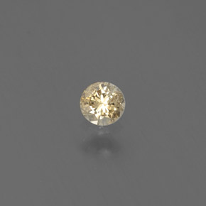 0,12 ctw natürlicher Gold Diamant, Rundschliff, SI