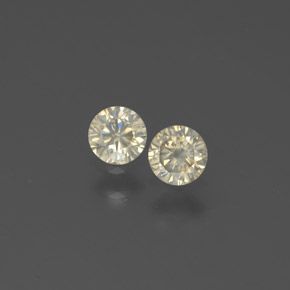  ct natürliche gelber Diamant-Edelsteine, Rundschliff, SI