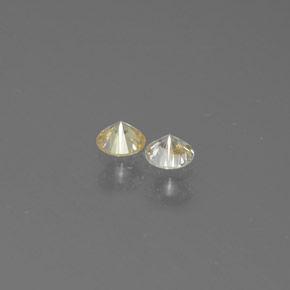  ct natürliche gelber Diamant-Edelsteine, Rundschliff, SI