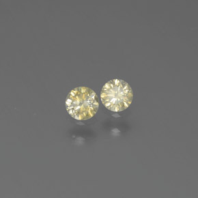  ct natürliche gelber Diamant-Edelsteine, Rundschliff, SI