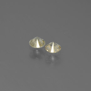  ct natürliche gelber Diamant-Edelsteine, Rundschliff, SI