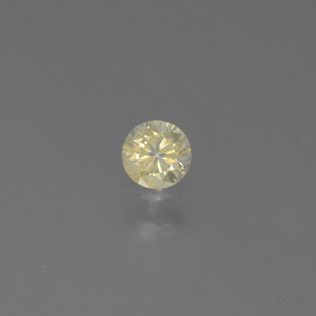 0,14 ctw natürlicher gelber Diamant, Rundschliff, SI
