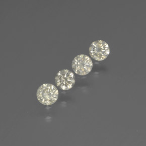  ct natürliche champagnerfarbend Diamant-Edelsteine, Rund Schliff, SI