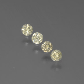  ct natürliche gelber Diamant-Edelsteine, Rundschliff, SI