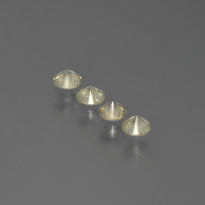  ct natürliche gelber Diamant-Edelsteine, Rundschliff, SI