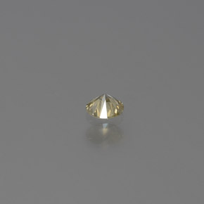 0,09 ctw natürlicher gelber Diamant, Rundschliff, SI