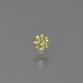 0,06 ctw natürlicher gelber Diamant, Rundschliff, SI