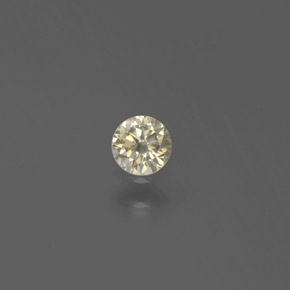 0,13 ctw natürlicher Gold Diamant, Rundschliff, SI
