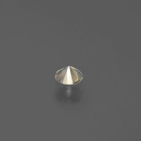 0,13 ctw natürlicher Gold Diamant, Rundschliff, SI