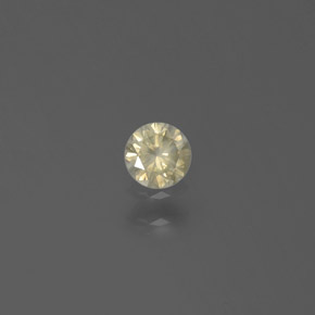 0,15 ctw natürlicher Gold Diamant, Rundschliff, SI