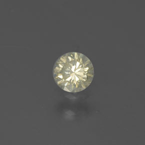9,17 ctw natürlicher champagnerfarbend Diamant, Rund Schliff, SI
