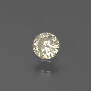 0,15 ctw natürlicher gelber Diamant, Rundschliff, SI