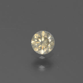 0,16 ctw natürlicher gelber Diamant, Rundschliff, SI