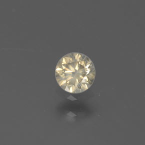 0,16 ctw natürlicher gelber Diamant, Rundschliff, SI
