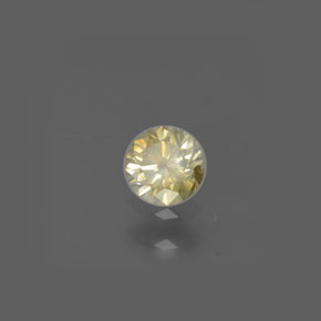 0,17 ctw natürlicher gelber Diamant, Rundschliff, SI