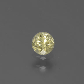 0,17 ctw natürlicher Gold Diamant, Rundschliff, SI