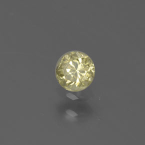 0,17 ctw natürlicher Gold Diamant, Rundschliff, SI
