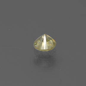 0,17 ctw natürlicher Gold Diamant, Rundschliff, SI