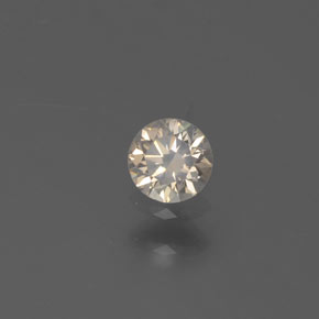 9,17 ctw natürlicher champagnerfarbend Diamant, Rund Schliff, SI