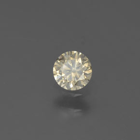 0,15 ctw natürlicher Gold Diamant, Rundschliff, SI