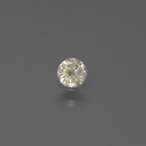 0,12 ctw natürlicher Gold Diamant, Rundschliff, SI
