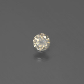 0,12 ctw natürlicher Gold Diamant, Rundschliff, SI