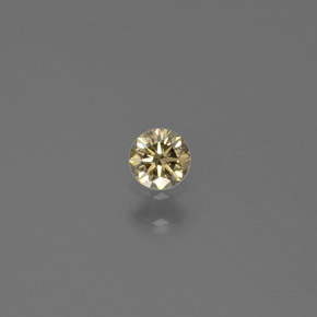 0,12 ctw natürlicher gelber Diamant, Rundschliff, SI