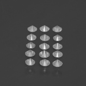  ct natürliche weißer Diamant-Edelsteine, Rundschliff, SI
